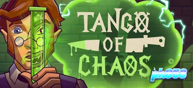 Isang makulay at dinamikong visual ng Tango of Chaos slot game sa isang mobile device.